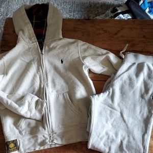 Ralph Loren Polo Sweatsuit 10 12 Medium